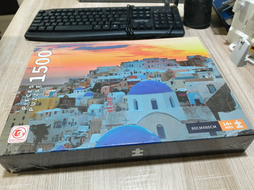 Trefl Santorini Greece Jigsaw Puzzle – 1500 Pieces Jigsaw Puzzle